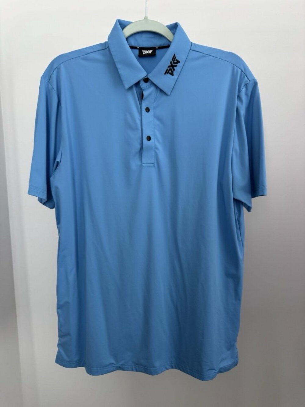 PXG Golf Polo Men's Small Light Blue Performance Shirt